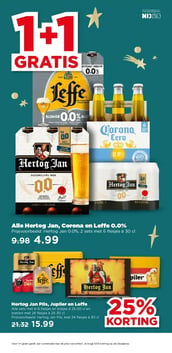 Alle Hertog Jan, Corona en Leffe 0.0% aanbieding bij Plus – geldig van 17.12.2025 t/m 26.12.2025