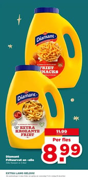 Diamant Frituurvet en -olie aanbieding bij Plus – geldig van 17.12.2025 t/m 26.12.2025