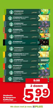 Starbucks by Nespresso Koffiecups aanbieding bij Plus – geldig van 18.02.2026 t/m 24.02.2026