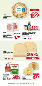 PLUS Slagersachterham, pannenkoeken-spek en boerenmetworst aanbieding bij Plus – geldig van 18.03.2026 t/m 24.03.2026