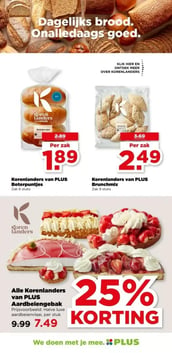 Alle Korenlanders van PLUS Aardbeiengebak aanbieding bij Plus – geldig van 18.03.2026 t/m 24.03.2026