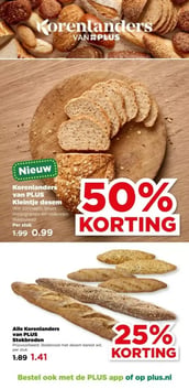 Korenlanders van PLUS Kleintje desem aanbieding bij Plus – geldig van 18.03.2026 t/m 24.03.2026