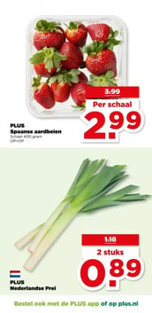 Nederlandse Prei aanbieding bij Plus – geldig van 18.03.2026 t/m 24.03.2026