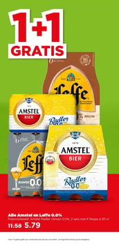 Alle Amstel en Leffe 0.0% aanbieding bij Plus – geldig van 21.01.2026 t/m 27.01.2026