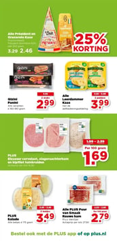 Alle PLUS Puur van Smaak Rauwe ham aanbieding bij Plus – geldig van 21.01.2026 t/m 27.01.2026