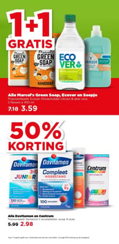Alle Davitamon en Centrum aanbieding bij Plus – geldig van 21.01.2026 t/m 27.01.2026