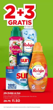 Alle Robijn en Sun aanbieding bij Plus – geldig van 22.04.2026 t/m 28.04.2026