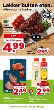 Blonde d'Aquitaine Rundersteaks aanbieding bij Plus – geldig van 22.04.2026 t/m 28.04.2026