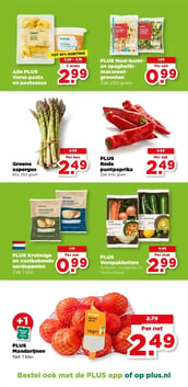 Alle PLUS Verse pasta en pastasaus aanbieding bij Plus – geldig van 22.04.2026 t/m 28.04.2026