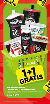 Alle Melkunie Protein, Lindahls en XXL Fit Verse zuivel aanbieding bij Plus – geldig van 25.02.2026 t/m 03.03.2026