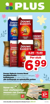 Douwe Egberts Aroma Rood aanbieding bij Plus – geldig van 25.03.2026 t/m 31.03.2026