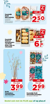 Feestelijk PLUS Chocolade paaseitjes aanbieding bij Plus – geldig van 25.03.2026 t/m 31.03.2026