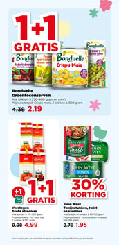 Bonduelle Groenteconserven aanbieding bij Plus – geldig van 25.03.2026 t/m 31.03.2026