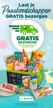 Laat je Paasboodschappen GRATIS bezorgen aanbieding bij Plus – geldig van 25.03.2026 t/m 31.03.2026