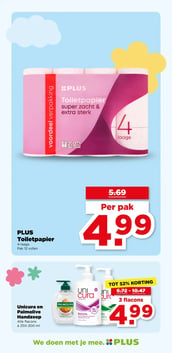 Unicura en Palmolive Handzeep aanbieding bij Plus – geldig van 25.03.2026 t/m 31.03.2026