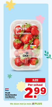 Aardbeien aanbieding bij Plus – geldig van 25.03.2026 t/m 31.03.2026
