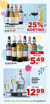 Corvezzo Biologische Prosecco Magnum aanbieding bij Plus – geldig van 25.03.2026 t/m 31.03.2026
