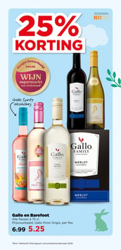 Gallo en Barefoot aanbieding bij Plus – geldig van 25.03.2026 t/m 31.03.2026