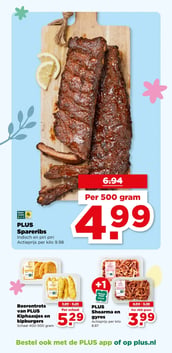 PLUS Shoarma en gyros aanbieding bij Plus – geldig van 25.03.2026 t/m 31.03.2026