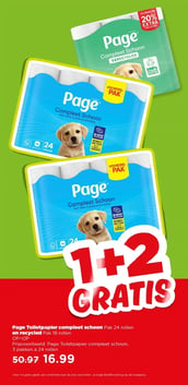 Page Toiletpapier compleet schoon aanbieding bij Plus – geldig van 28.01.2026 t/m 03.02.2026