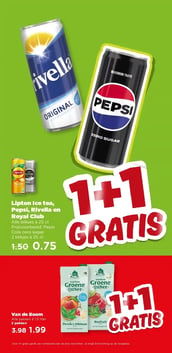 Lipton Ice tea, Pepsi, Rivella en Royal Club aanbieding bij Plus – geldig van 28.01.2026 t/m 03.02.2026