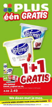 Alle Optimel Kwark, yoghurt en vla aanbieding bij Plus – geldig van 28.01.2026 t/m 03.02.2026