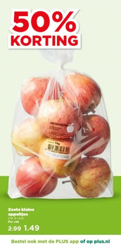 Zoete kleine appeltjes aanbieding bij Plus – geldig van 28.01.2026 t/m 03.02.2026