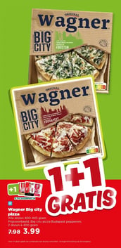 Wagner Big city pizza aanbieding bij Plus – geldig van 28.01.2026 t/m 03.02.2026