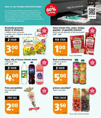 Raak vruchtensiroop 2 flessen à 750 ml aanbieding bij Poiesz – geldig van 01.02.2026 t/m 07.02.2026