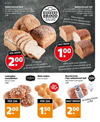Bakkersbrood half aanbieding bij Poiesz – geldig van 01.03.2026 t/m 07.03.2026
