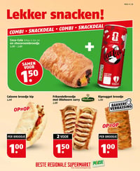Coca-Cola blikje à 250 ml en chocoroombroodje aanbieding bij Poiesz – geldig van 05.04.2026 t/m 11.04.2026