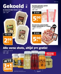 Alle verse shots aanbieding bij Poiesz – geldig van 05.04.2026 t/m 11.04.2026