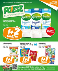 Campina LangLekker volle of halfvolle melk aanbieding bij Poiesz – geldig van 05.04.2026 t/m 11.04.2026