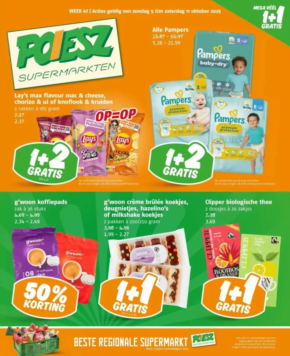 Poiesz folder – pagina 1