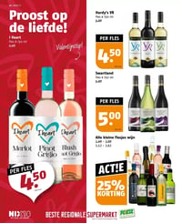 Alle kleine flesjes wijn aanbieding bij Poiesz – geldig van 08.02.2026 t/m 14.02.2026