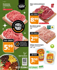 Noorder trots rundergehakt naturel of gekruid aanbieding bij Poiesz – geldig van 08.03.2026 t/m 14.03.2026