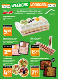 Slagroomschnitte aanbieding bij Poiesz – geldig van 12.03.2026 t/m 15.03.2026