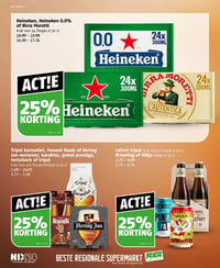 Heineken, Heineken 0.0% of Birra Moretti aanbieding bij Poiesz – geldig van 08.03.2026 t/m 14.03.2026