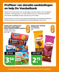 Verkade sprits melkchocolade, nizza kokos, lange nekken, prinses aardbei of McVitie's digestives aanbieding bij Poiesz – geldig van 11.01.2026 t/m 17.01.2026