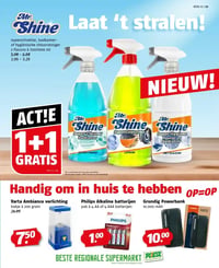Mr. Shine superontvetter, badkamer- of hygiënische chloorreiniger aanbieding bij Poiesz – geldig van 11.01.2026 t/m 17.01.2026