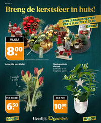 Kerstarrangementen aanbieding bij Poiesz – geldig van 14.12.2025 t/m 20.12.2025