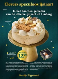 CLEVERS ijs Speculoos ijstaart aanbieding bij Poiesz – geldig van 14.12.2025 t/m 20.12.2025