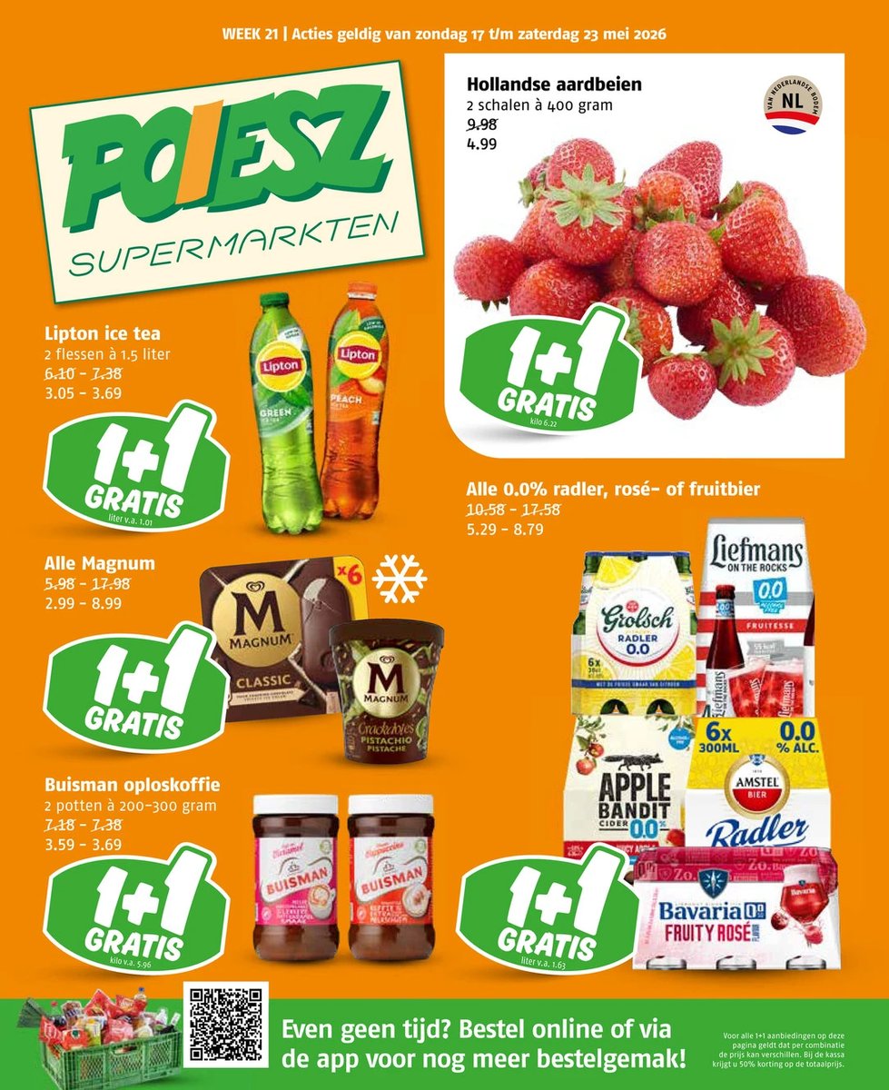 Poiesz folder – pagina 1
