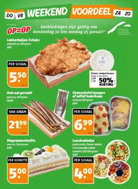 Hele aal gerookt pak à ca. 500 gram aanbieding bij Poiesz – geldig van 22.01.2026 t/m 25.01.2026