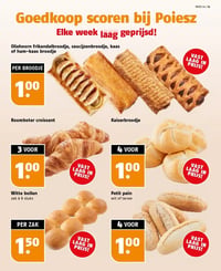 Roomboter croissant aanbieding bij Poiesz – geldig van 18.01.2026 t/m 24.01.2026