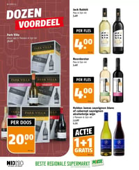 Park Villa doos van 6 flessen à 750 ml aanbieding bij Poiesz – geldig van 18.01.2026 t/m 24.01.2026