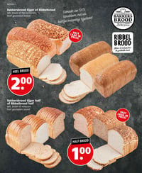 Bakkersbrood tijger of Ribbelbrood aanbieding bij Poiesz – geldig van 19.04.2026 t/m 25.04.2026