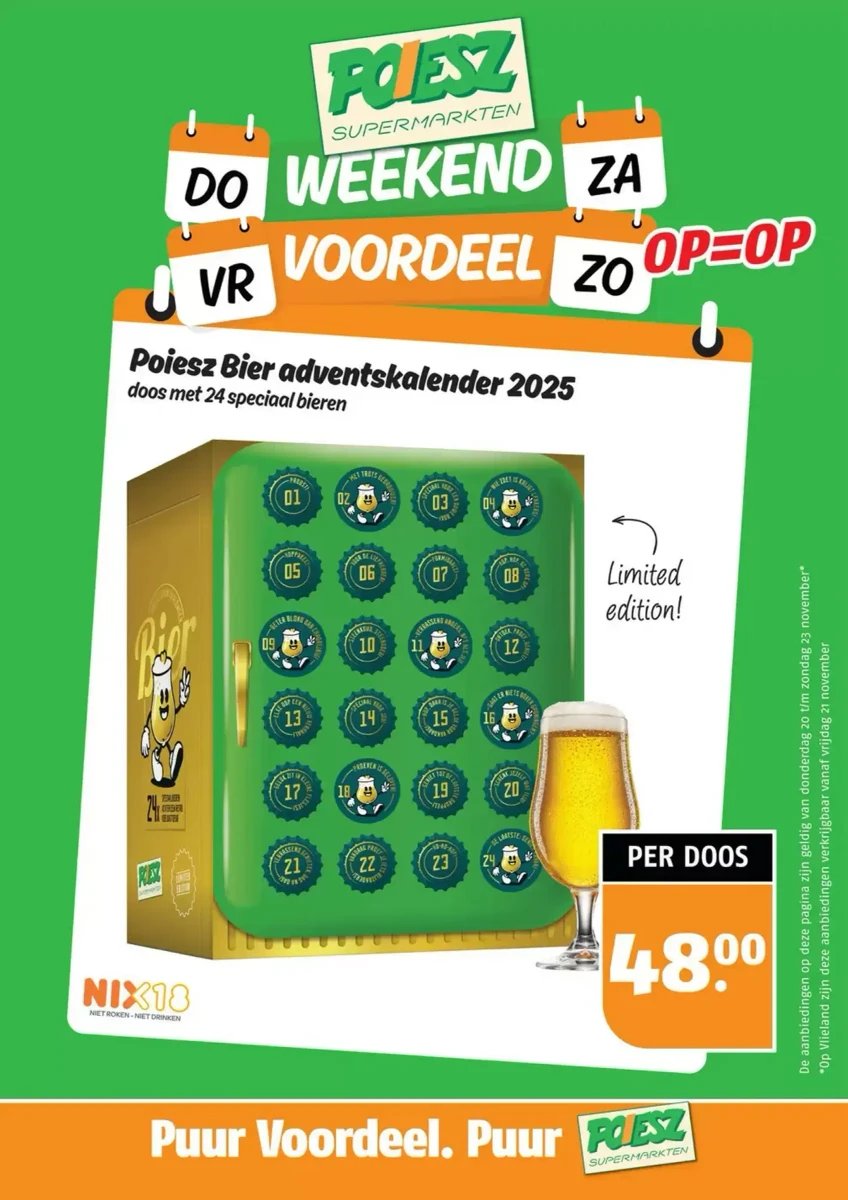 Poiesz folder – pagina 1