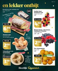 Healthy Hand kerstboom fruit aanbieding bij Poiesz – geldig van 21.12.2025 t/m 27.12.2025