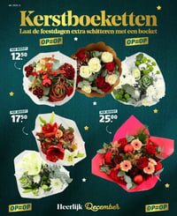 Kerstboeketten aanbieding bij Poiesz – geldig van 21.12.2025 t/m 27.12.2025